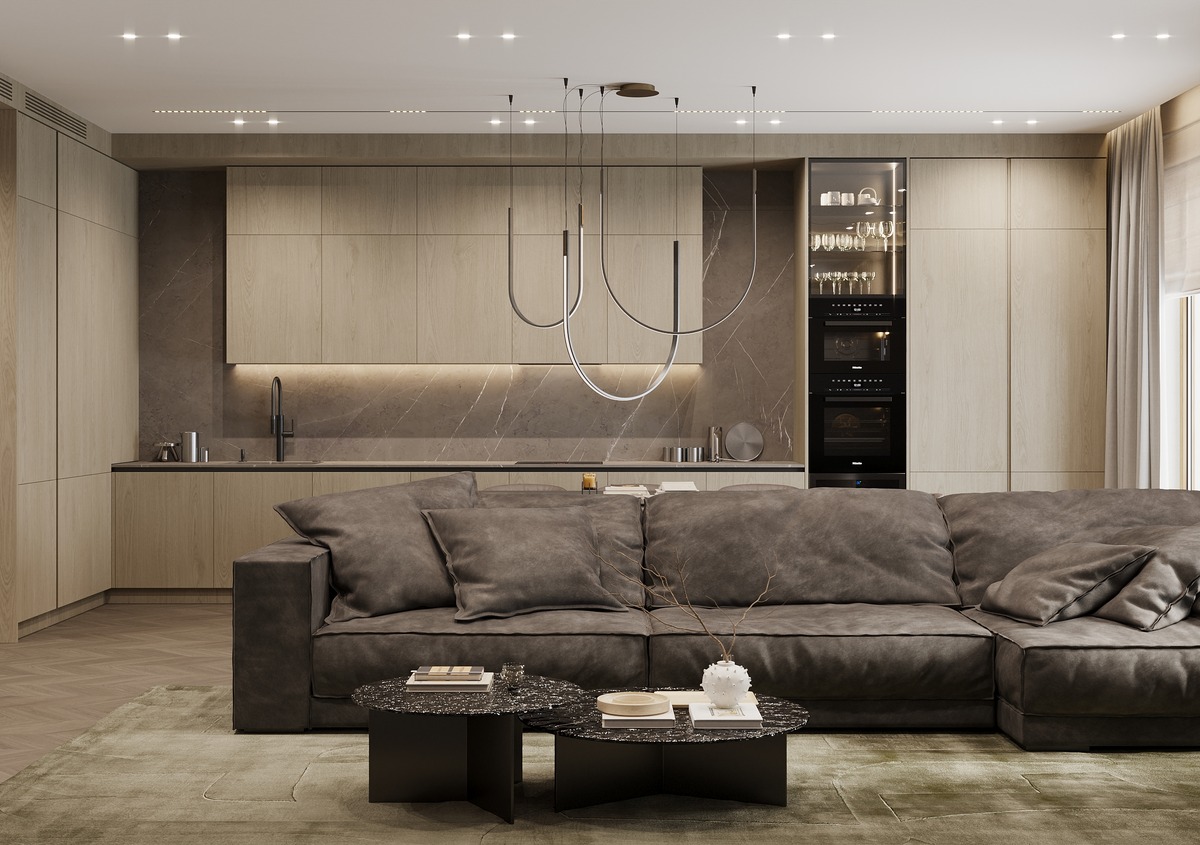 Kitchen and living room, Presnensky district